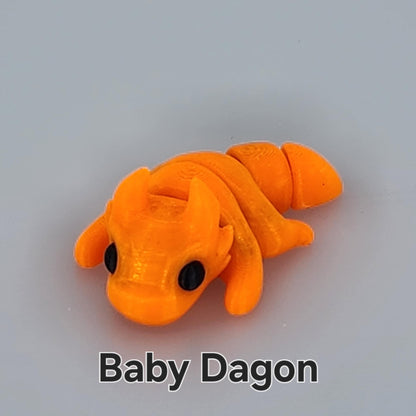 Mini Animal 3D Print Articulated Figurines Toys - Home Decor for Kids and Adults