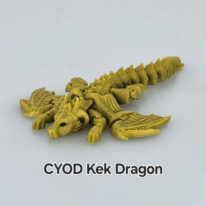 Mini Animal 3D Print Articulated Figurines Toys - Home Decor for Kids and Adults