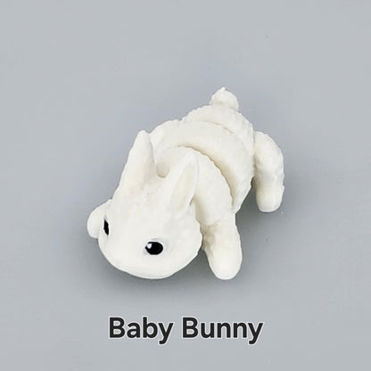 Mini Animal 3D Print Articulated Figurines Toys - Home Decor for Kids and Adults