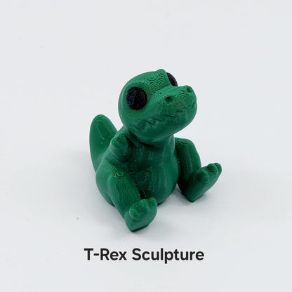 Mini Animal 3D Print Articulated Figurines Toys - Home Decor for Kids and Adults