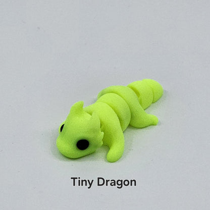 Mini Animal 3D Print Articulated Figurines Toys - Home Decor for Kids and Adults