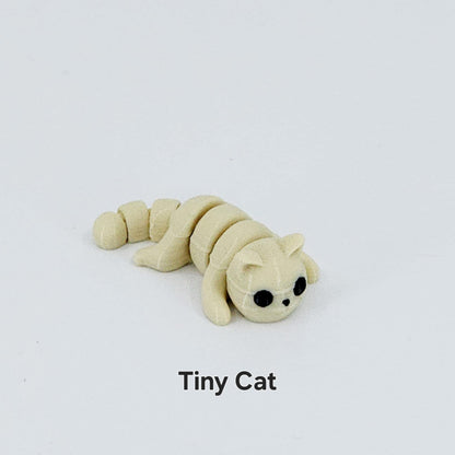 Mini Animal 3D Print Articulated Figurines Toys - Home Decor for Kids and Adults