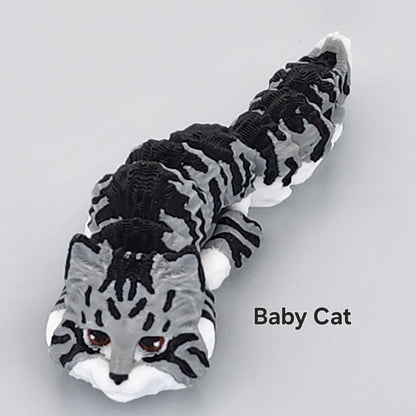 Mini Animal 3D Print Articulated Figurines Toys - Home Decor for Kids and Adults
