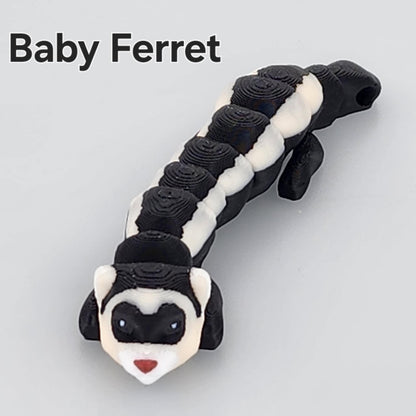 Mini Animal 3D Print Articulated Figurines Toys - Home Decor for Kids and Adults