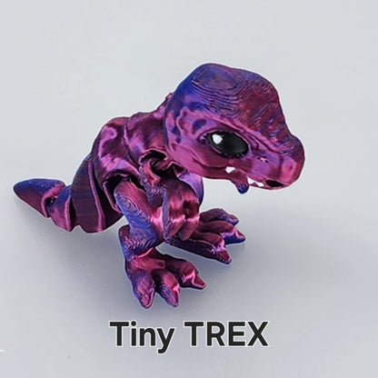 Mini Animal 3D Print Articulated Figurines Toys - Home Decor for Kids and Adults
