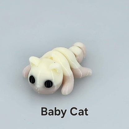 Mini Animal 3D Print Articulated Figurines Toys - Home Decor for Kids and Adults